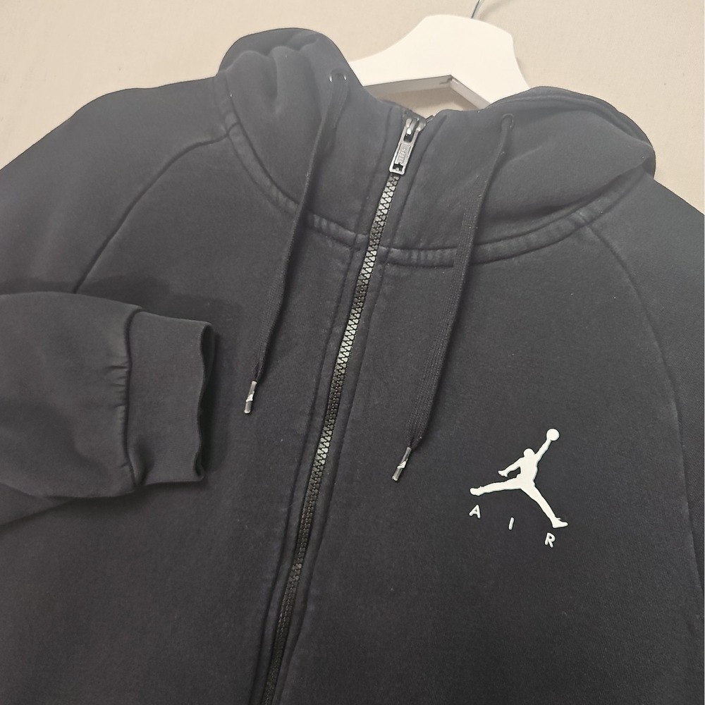 Jordan Air Jumpman Men's XL Black Full Zip Hoodie Hooded Sweatshirt 939998-010